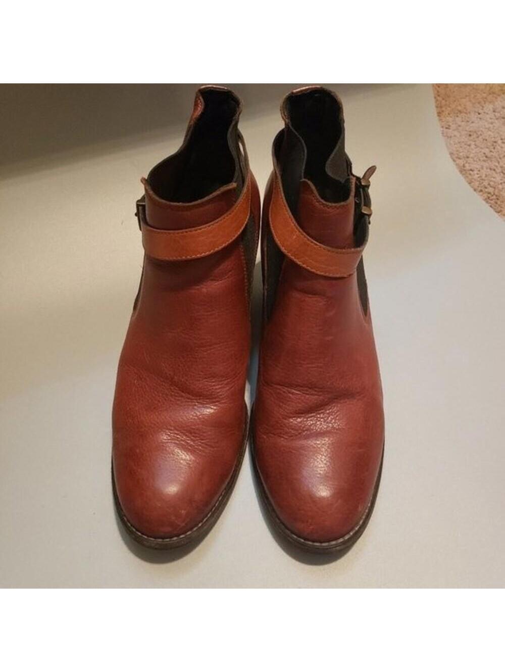 Paul Green Munchen boots cognac ankle 7.5